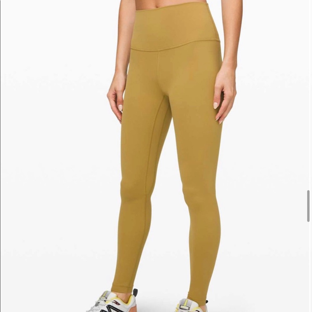 Lululemon Align Leggings. Mustard Yellow color. Size 4!